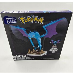 MEGA Nintendo Pokemon Mini Motion Golbat 318 pc. Building Block Set